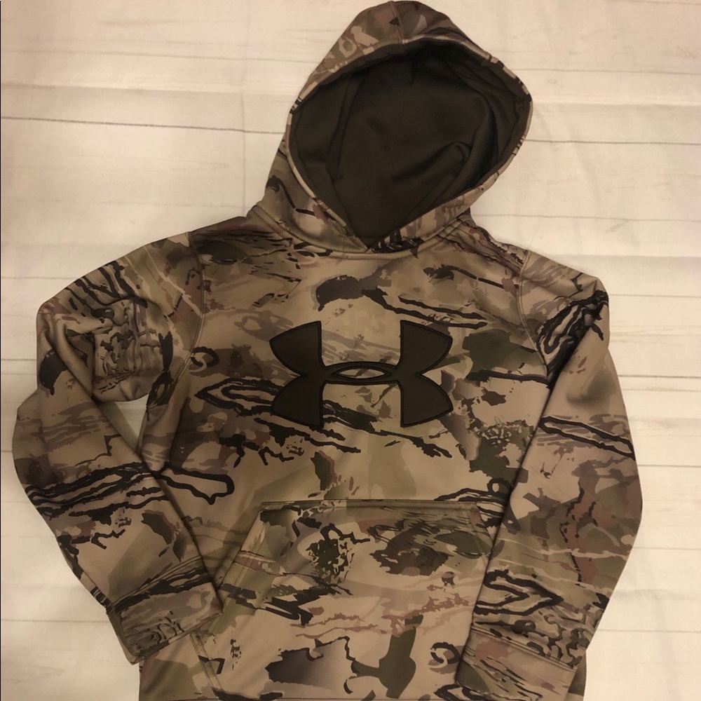 Boys fleece lining pullover hoodie